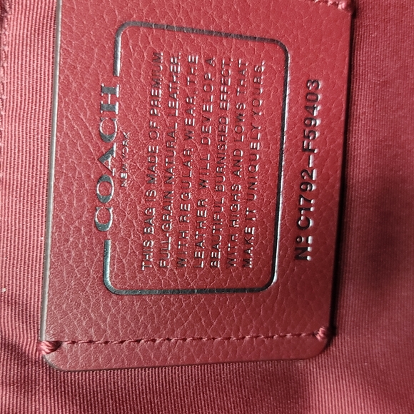 Coach Hudson Leather Large Tote - Picture 10 of 16